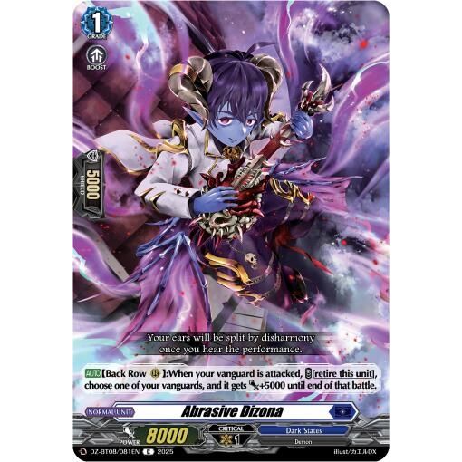 Image for Abrasive Dizona (DZ-BT08/081EN) (DZ-BT08) - Cardfight Vanguard
