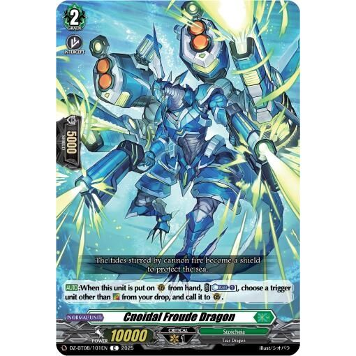 Image for Cnoidal Froude Dragon (DZ-BT08/101EN) (DZ-BT08) - Cardfight Vanguard