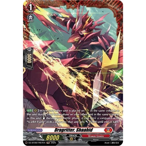 Image for Dragritter, Shaahid (FR) (DZ-BT08/FR07EN) (DZ-BT08) - Cardfight Vanguard