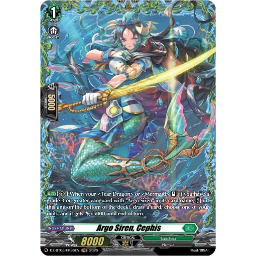 Image for Argo Siren, Cephis  (FR) (DZ-BT08/FR36EN) (DZ-BT08) - Cardfight Vanguard
