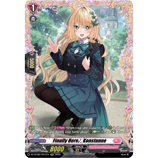 Image for Finally Here~, Konstunne (FR) (DZ-BT08/FR47EN) (DZ-BT08) - Cardfight Vanguard