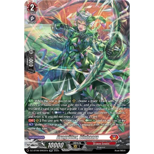 Image for Dragritter, Bishaara (SR) (DZ-BT08/SR02EN) (DZ-BT08) - Cardfight Vanguard