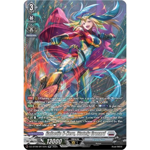 Image for Galactic B-Hero, Stately Crozard (SR) (DZ-BT08/SR15EN) (DZ-BT08) - Cardfight Vanguard