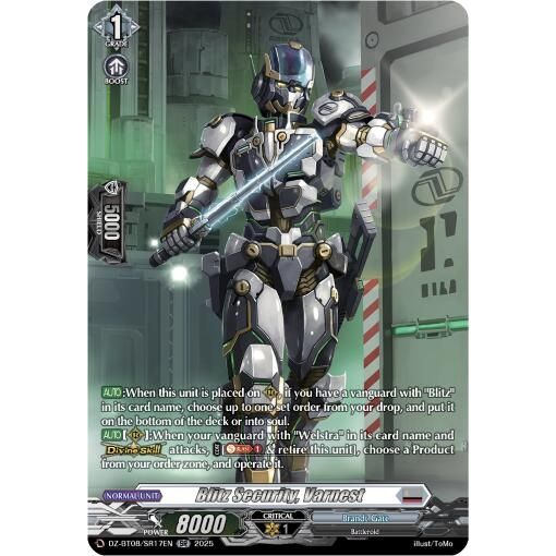 Image for Blitz Security, Varnest (SR) (DZ-BT08/SR17EN) (DZ-BT08) - Cardfight Vanguard