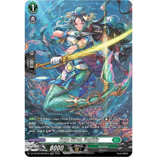 Image for Argo Siren, Cephis  (SR) (DZ-BT08/SR35EN) (DZ-BT08) - Cardfight Vanguard