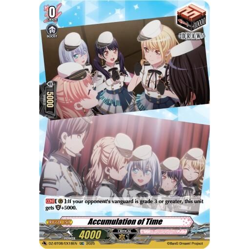 Image for Accumulation of Time (DZ-BT08/EX18EN) (DZ-BT08) - Cardfight Vanguard
