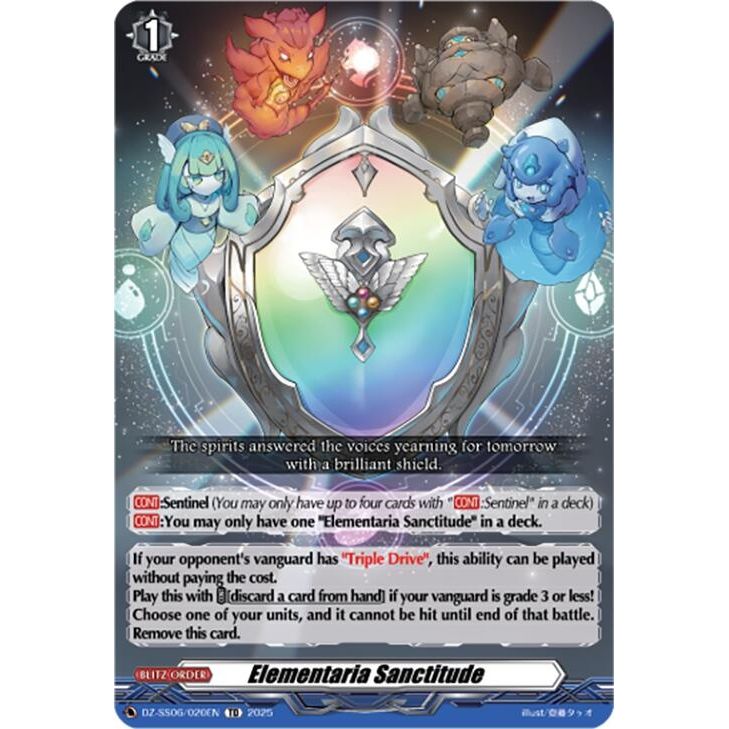 Image for Elementaria Sanctitude (DZ-SS06/020EN) (DZ-SS06) - Cardfight Vanguard