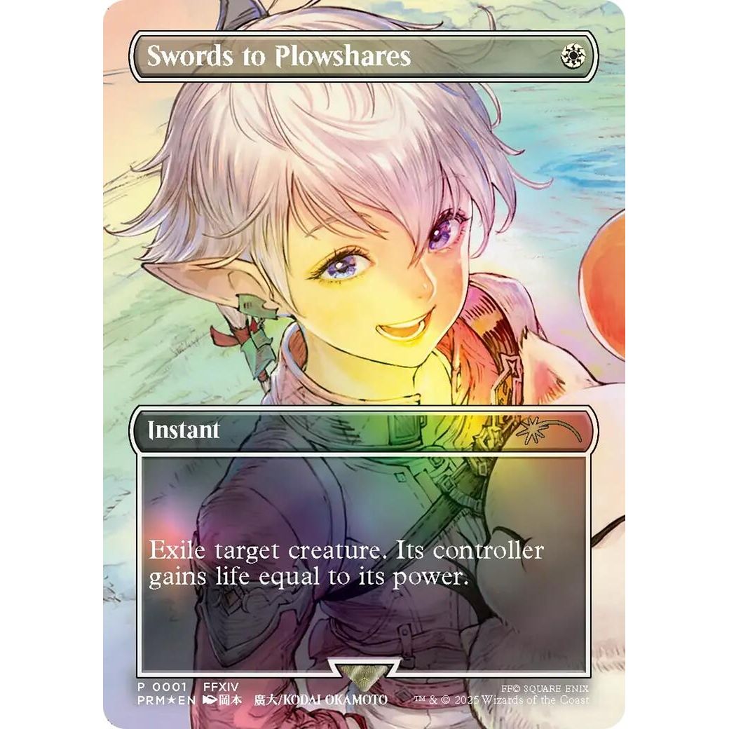 Image for Swords to Plowshares (Borderless) (1) (MFP) - Magic: The Gathering