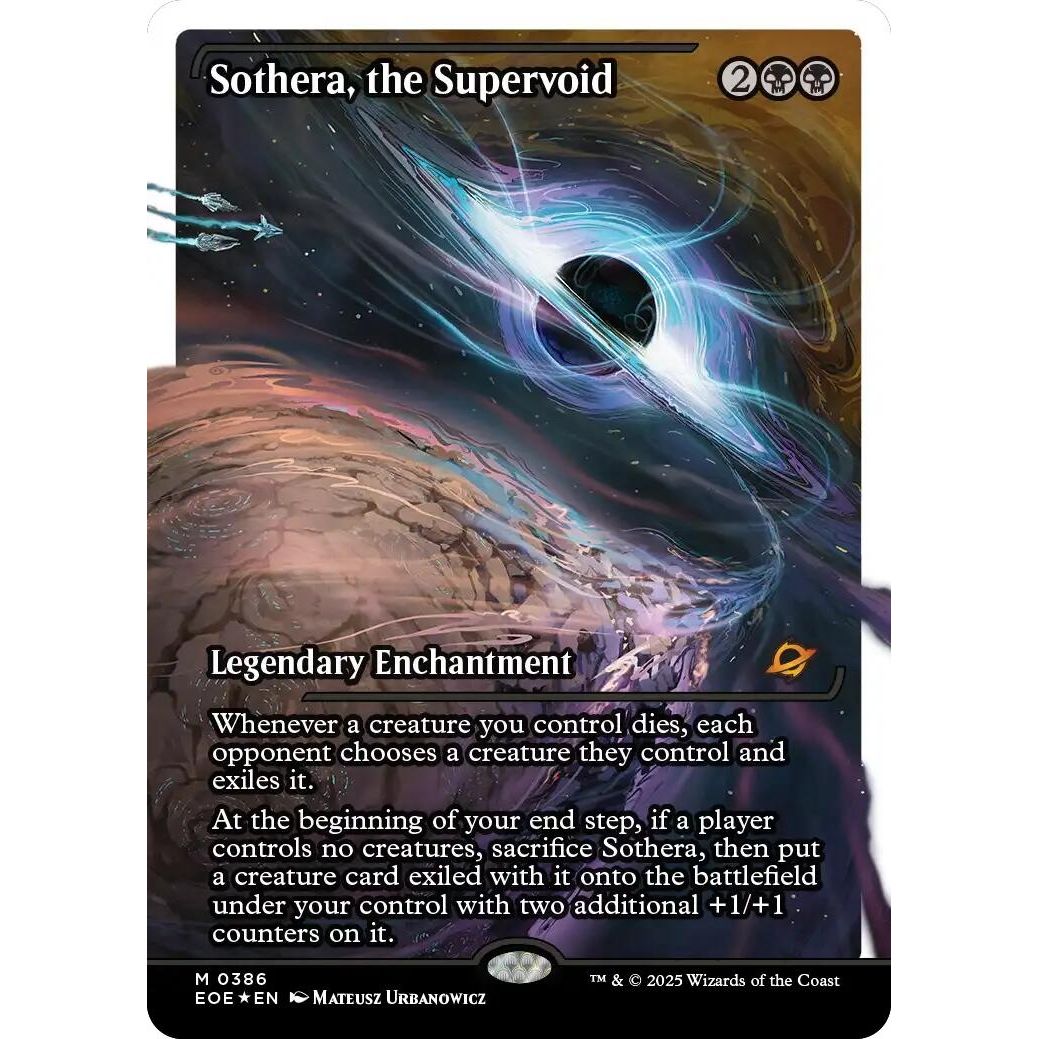 Image for Sothera, the Supervoid (Showcase) (Fracture Foil) (386) (EOE) - Magic: The Gathering