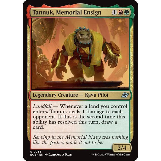 Image for Tannuk, Memorial Ensign (233) (EOE) - Magic: The Gathering