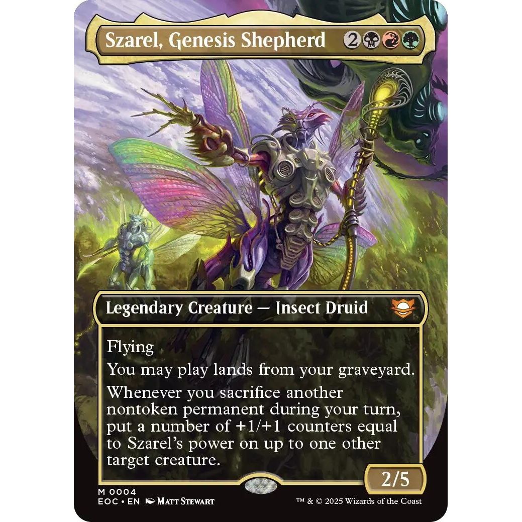 Image for Szarel, Genesis Shepherd (Borderless) (4) (EOC) - Magic: The Gathering