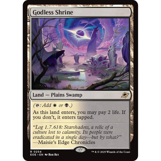 Image for Godless Shrine (254) (EOE) - Magic: The Gathering