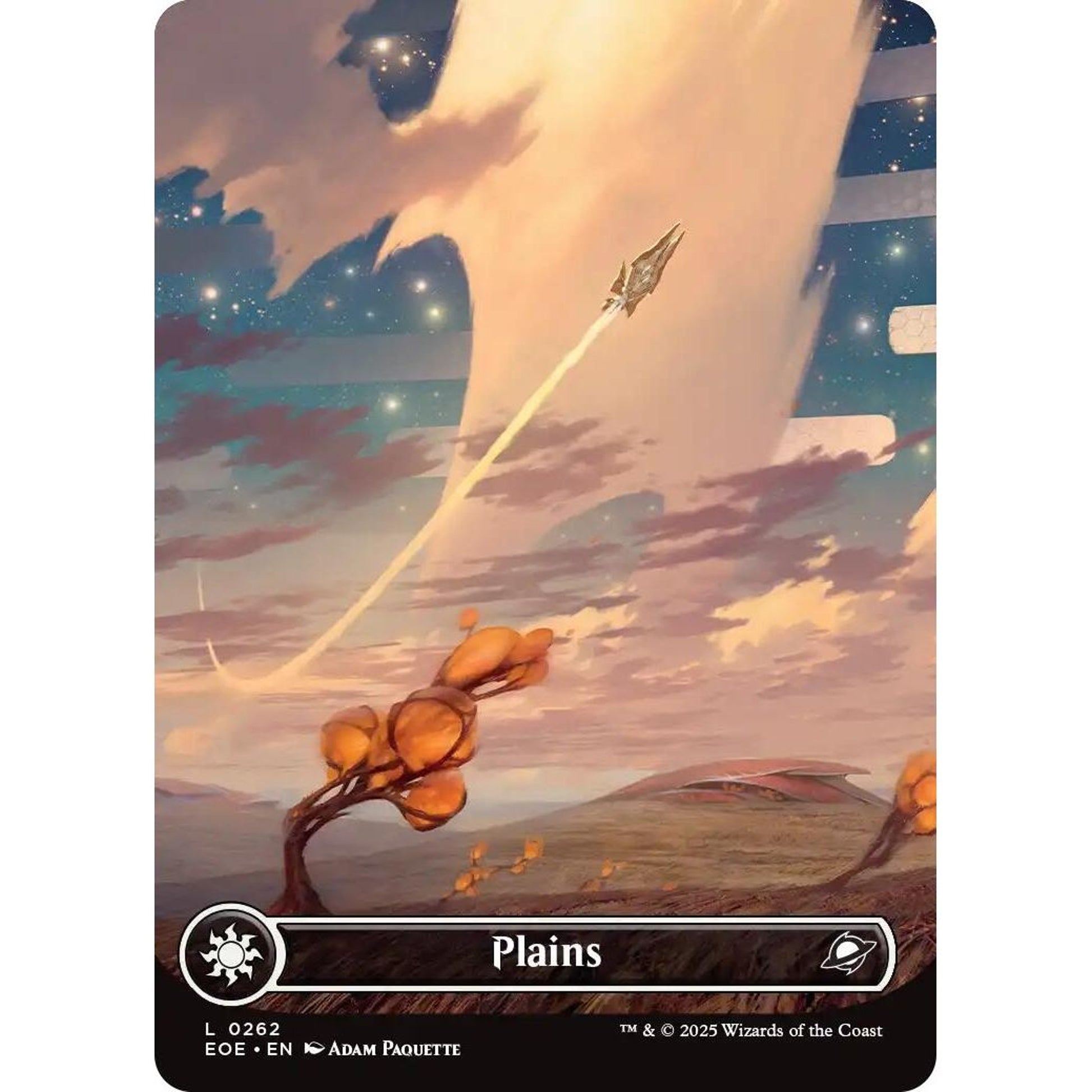 Image for Plains (0262) (Borderless) (262) (EOE) - Magic: The Gathering