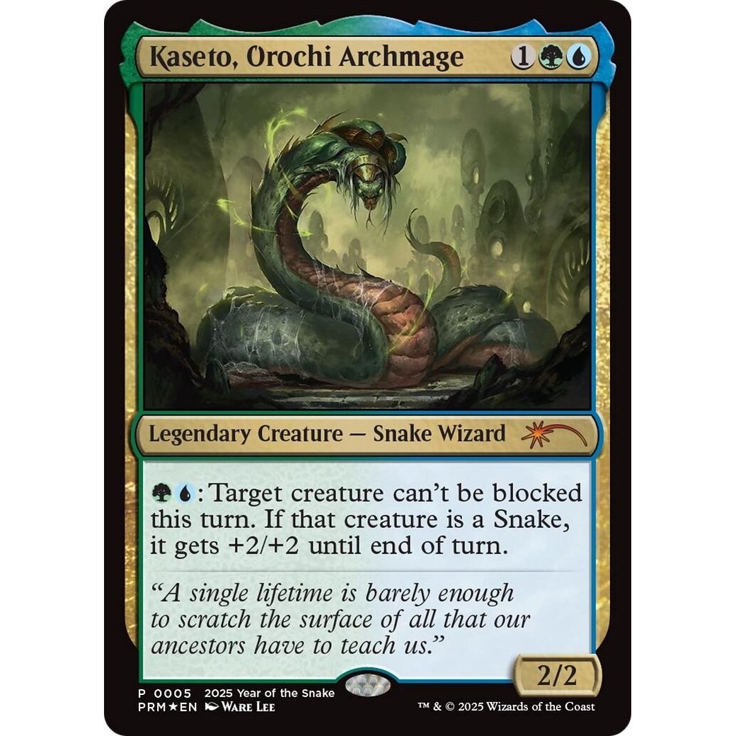 Image for Kaseto, Orochi Archmage (Year of the Snake 2025) (5) (SSP) - Magic: The Gathering