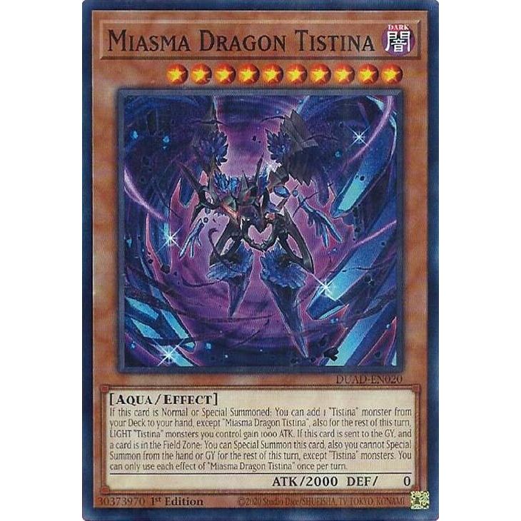 Image for Miasma Dragon Tistina (DUAD-EN020) (DUAD) - YuGiOh