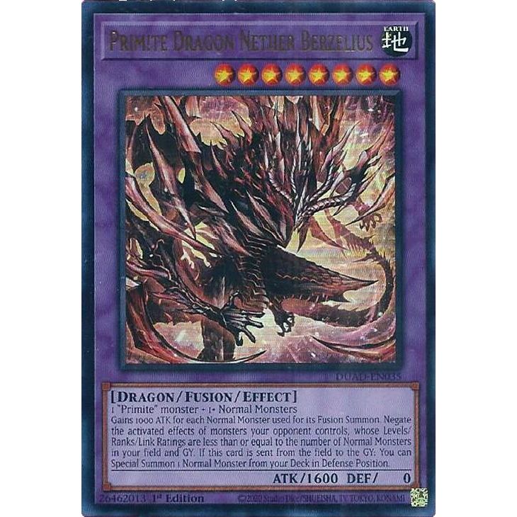 Image for Primite Dragon Nether Berzelius (DUAD-EN035) (DUAD) - YuGiOh