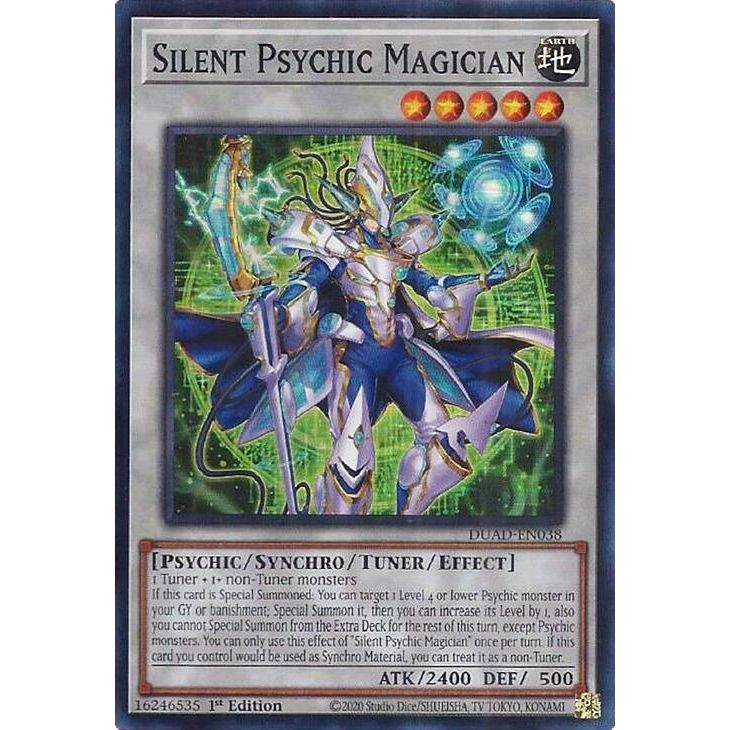 Image for Silent Psychic Magician (DUAD-EN038) (DUAD) - YuGiOh