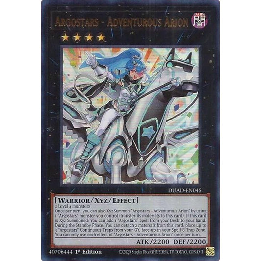 Image for Argostars - Adventurous Arion (DUAD-EN045) (DUAD) - YuGiOh