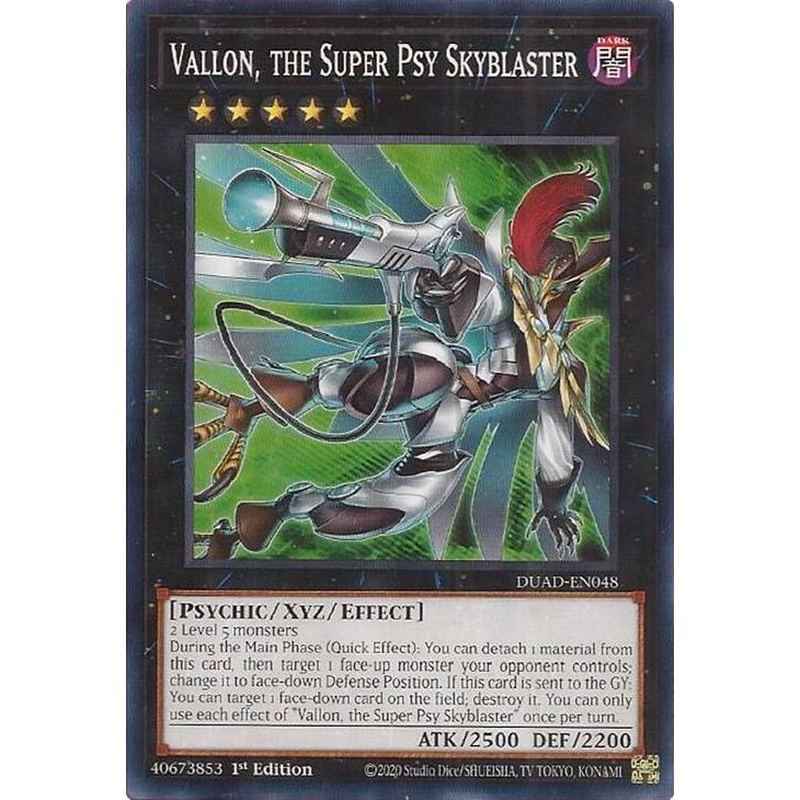Image for Vallon, the Super Psy Skyblaster (DUAD-EN048) (DUAD) - YuGiOh