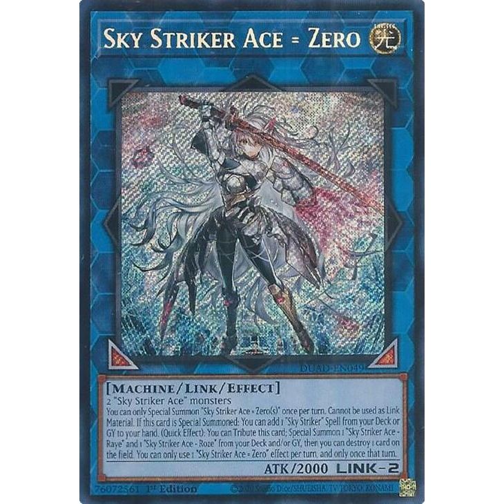 Image for Sky Striker Ace = Zero (DUAD-EN049) (DUAD) - YuGiOh