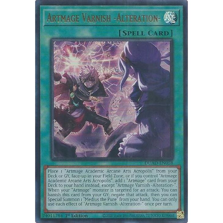 Image for Artmage Varnish -Alteration- (DUAD-EN058) (DUAD) - YuGiOh