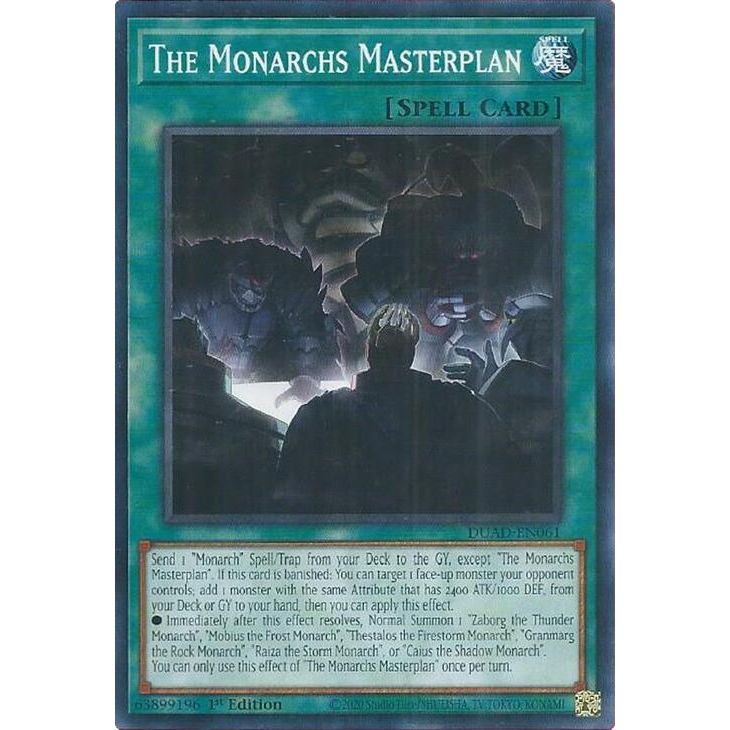 Image for The Monarchs Masterplan (DUAD-EN061) (DUAD) - YuGiOh