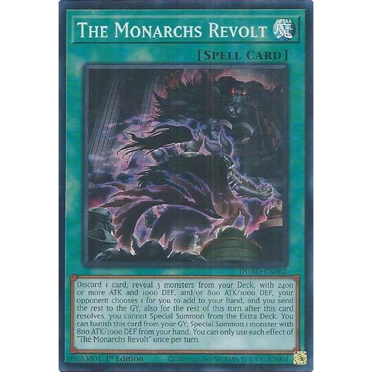 Image for The Monarchs Revolt (DUAD-EN062) (DUAD) - YuGiOh