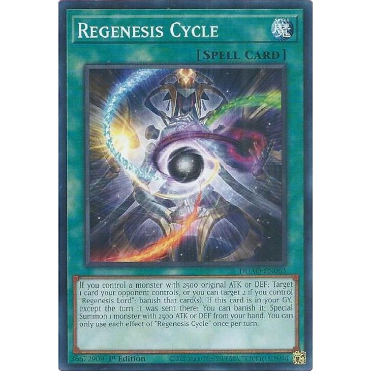 Image for Regenesis Cycle (DUAD-EN063) (DUAD) - YuGiOh