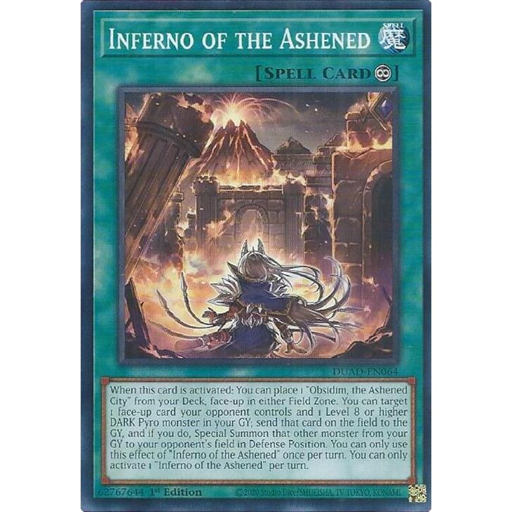 Image for Inferno of the Ashened (DUAD-EN064) (DUAD) - YuGiOh