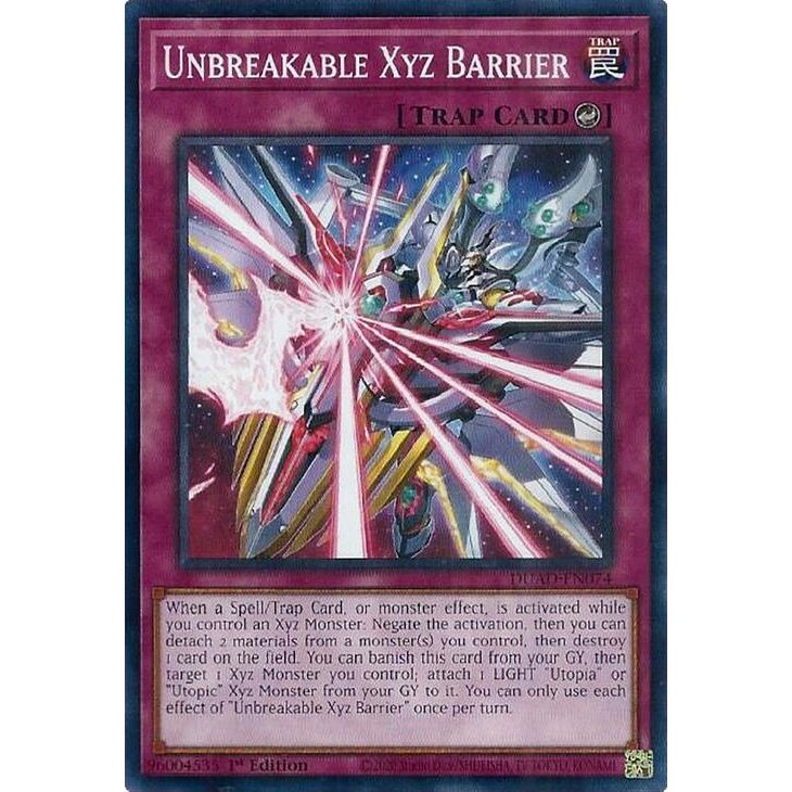 Image for Unbreakable Xyz Barrier (DUAD-EN074) (DUAD) - YuGiOh