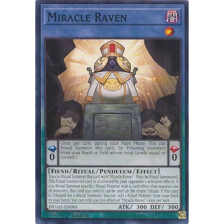 Image for Miracle Raven (DUAD-EN084) (DUAD) - YuGiOh