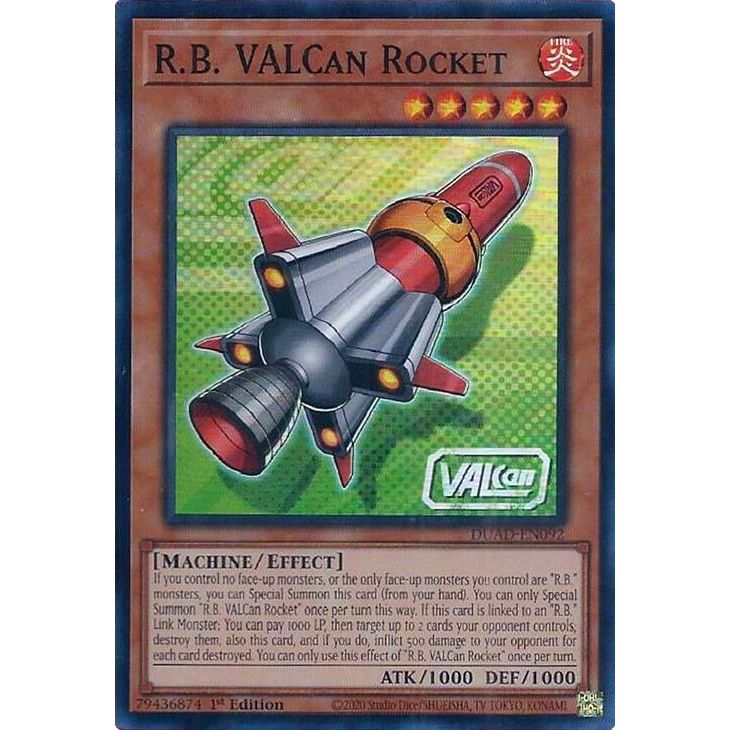 Image for R.B. VALCan Rocket (DUAD-EN092) (DUAD) - YuGiOh