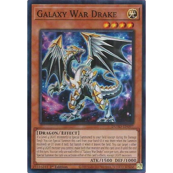 Image for Galaxy War Drake (DUAD-EN097) (DUAD) - YuGiOh