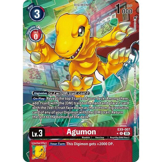 Image for Agumon (Digital Monster Day Commemoration Event Winner) (EX9-007 R) (D-PR) - Digimon Card Game