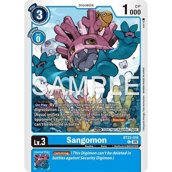 Image for Sangomon (BT22-018 C) (BT22) - Digimon Card Game