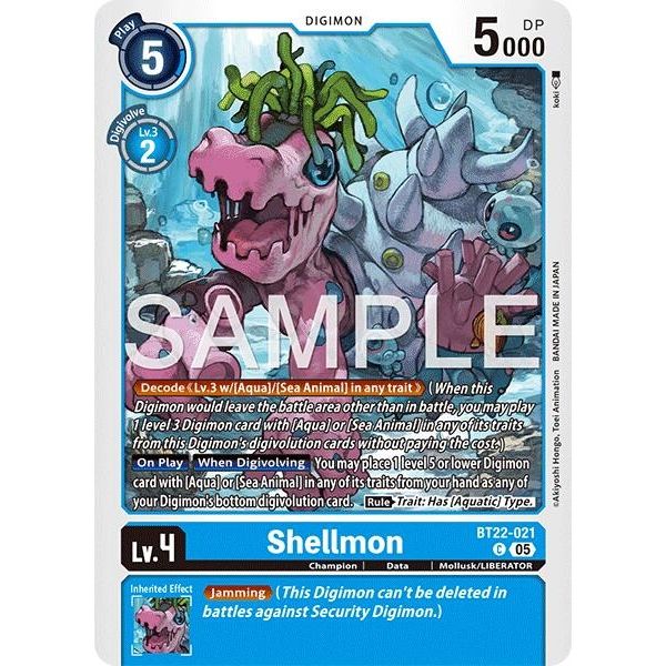 Image for Shellmon (BT22-021 C) (BT22) - Digimon Card Game