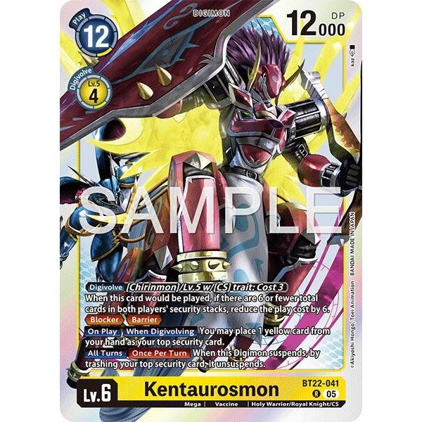 Image for Kentaurosmon (BT22-041 R) (BT22) - Digimon Card Game