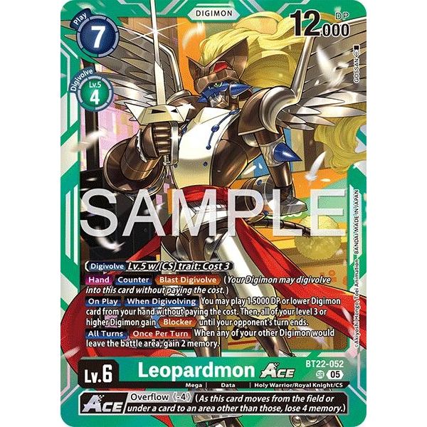 Image for Leopardmon ACE (BT22-052 SR) (BT22) - Digimon Card Game