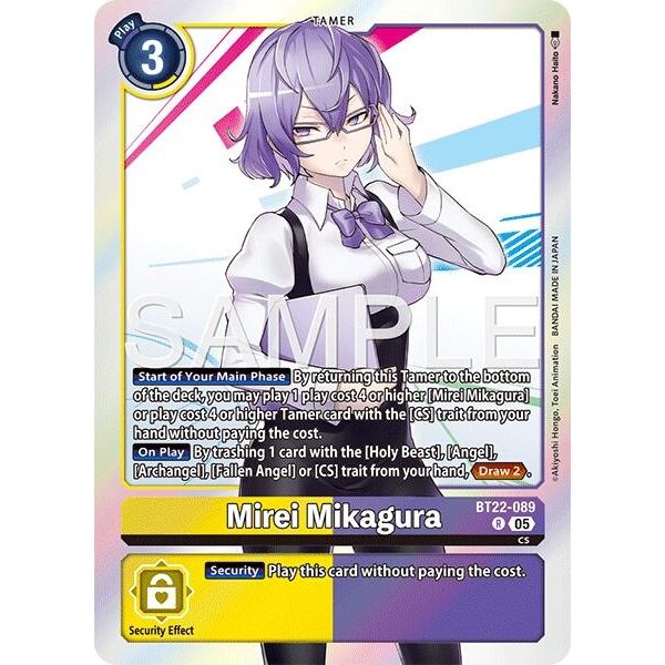 Image for Mirei Mikagura (BT22-089 R) (BT22) - Digimon Card Game