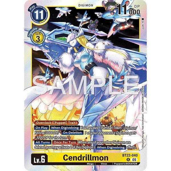 Image for Cendrillmon (BT22-040 R) (BT22) - Digimon Card Game