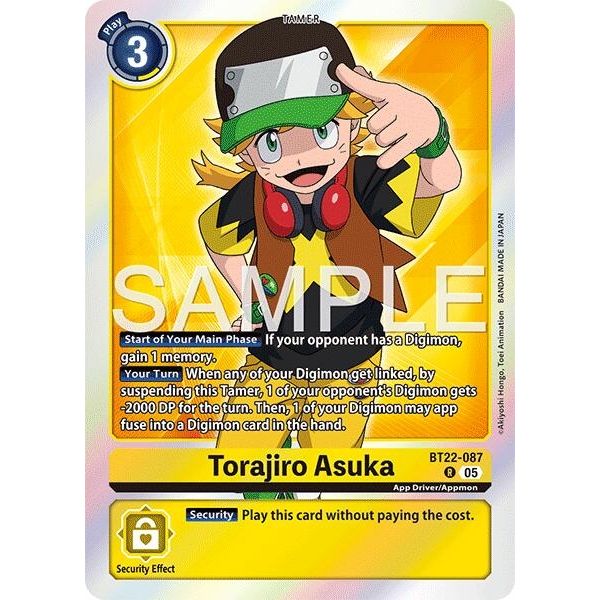 Image for Torajiro Asuka (BT22-087 R) (BT22) - Digimon Card Game