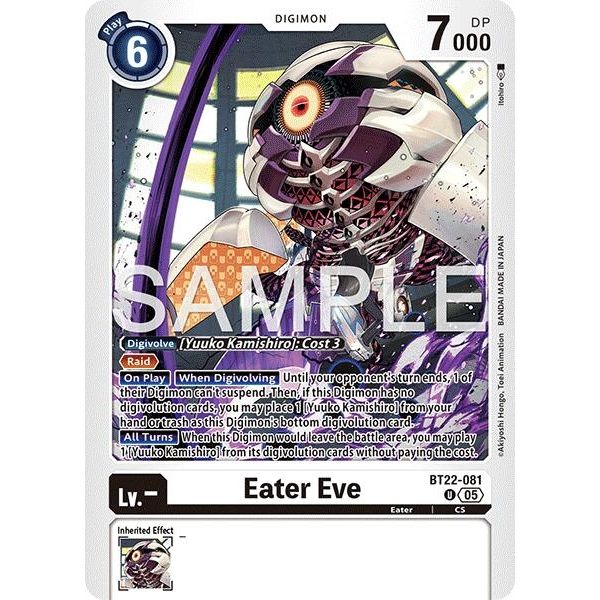 Image for Eater Eve (BT22-081 U) (BT22) - Digimon Card Game