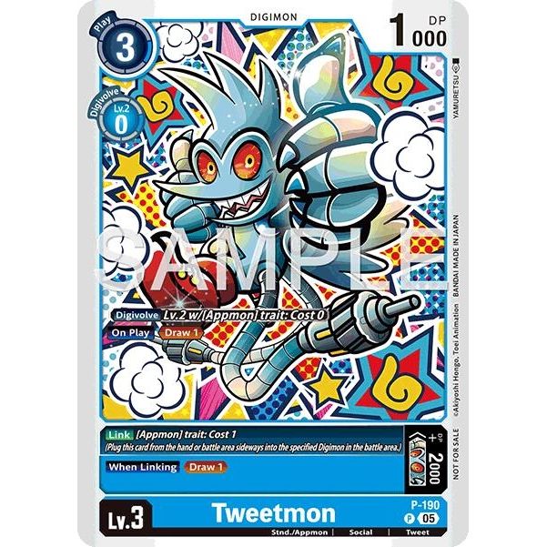 Image for Tweetmon (Store Tournament 2025 Vol.3 Participation Pack) (P-190 P) (D-PR) - Digimon Card Game