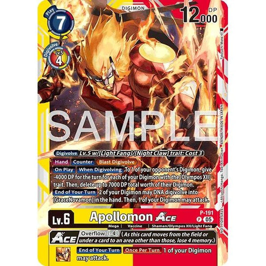 Image for Apollomon ACE (Store Tournament 2025 Vol.3 Participation Pack) (P-191 P) (D-PR) - Digimon Card Game