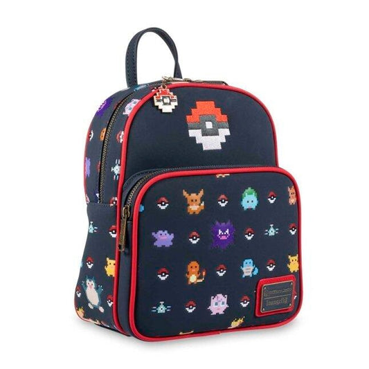 Image for Pokemon Block Art Convertible Backpack by Loungefly - Collectible Storage