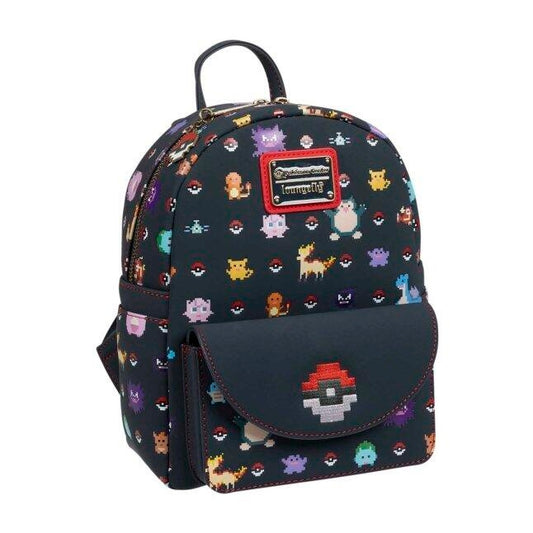 Image for Pokemon Block Art Mini Backpack by Loungefly - Collectible Storage