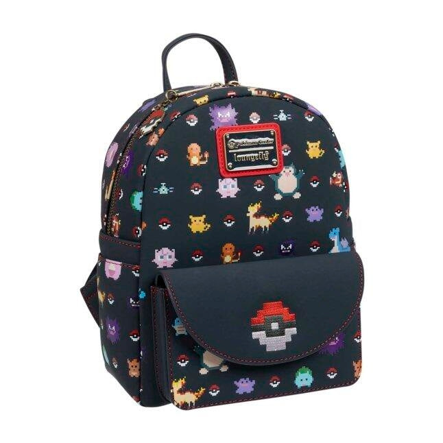 Image for Pokemon Block Art Mini Backpack by Loungefly - Collectible Storage