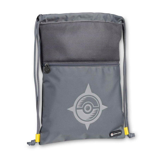 Image for Pokemon Everyday Bags: Gray & Yellow Cinch Drawstring Bag - Collectible Storage