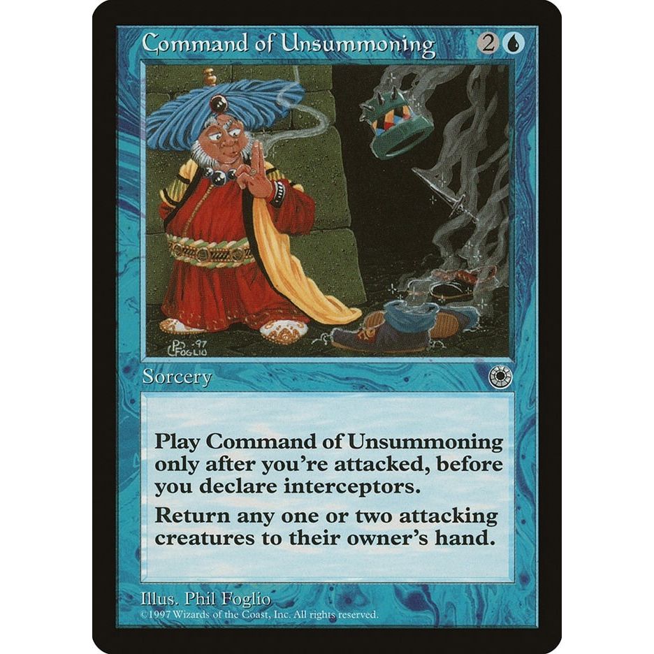 Image for Command of Unsummoning (POR) - Magic: The Gathering