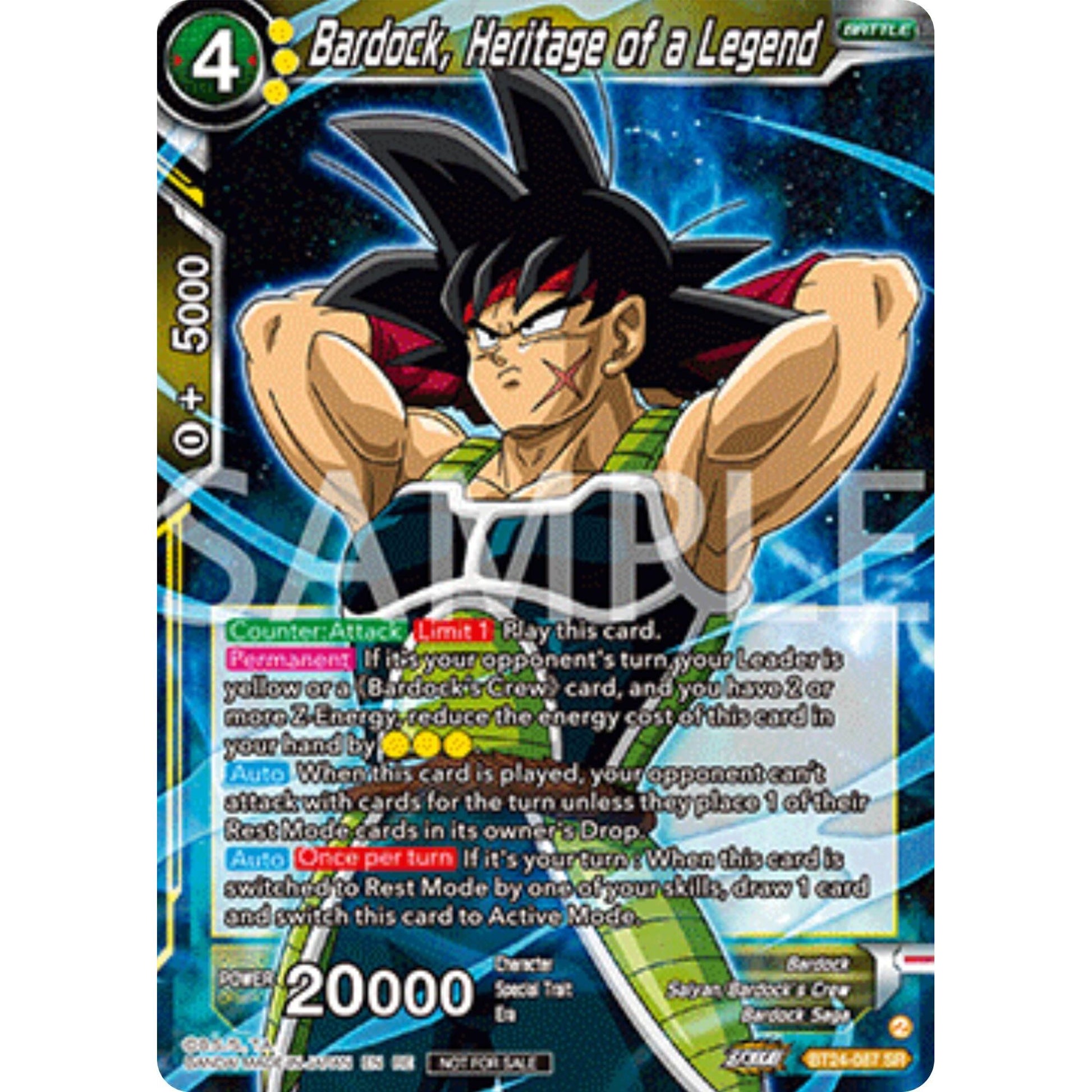 Image for Bardock, Heritage of a Legend (Deluxe Pack 2025 Vol.2) (BT24-087) (PR) - Dragon Ball Super: Masters